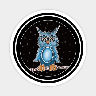 Little owl with glasses... Magnet